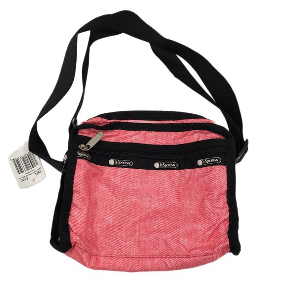 Lesportsac Bags Lesportsac Pink Polyester Crossbody Travel Bag New